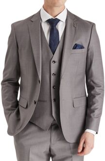 Heren grijs maatpak blazer formeel jasje - 46 (Borst)