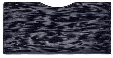 Heren Hackett, Curzon Telefoon SL x 2 Leren Hoes in Marineblauw Navy