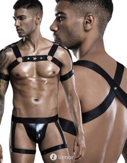 Heren Harnas outfit - Maat: S/L