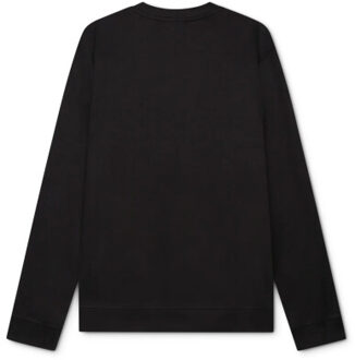 Heren heavy supima sweater - maat XXXL Zwart
