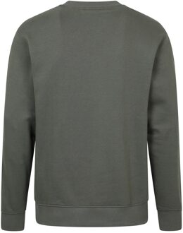 Heren Hemsby Sweatshirt (Khaki Groen) - maat S Kaki