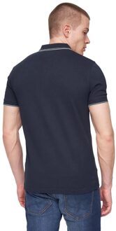 Heren Henflare Poloshirt (Marine) Navy - L
