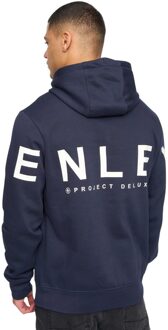 Heren Hensleeve Hoodie (Marineblauw) Navy