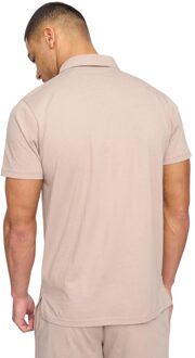 Heren Henychill Poloshirt en Shorts Set (Taupe)