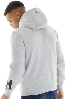 Heren Henycore Katoenen Hoodie (Grijs Marl) - maat M