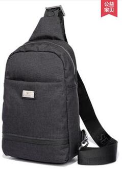 Heren Heuptas Aarde Tij Leisure Oxford Stof Zak Enkele Schoudertas Cross Tij Septwolves Mannelijke satchel zwart