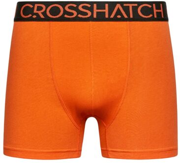 Heren Highlighter Boxer Shorts (Pack of 3) (Blauw/oranje) - maat L