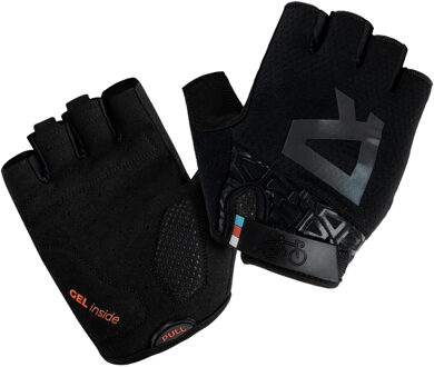 Heren hilder vingerloze handschoenen Zwart - M