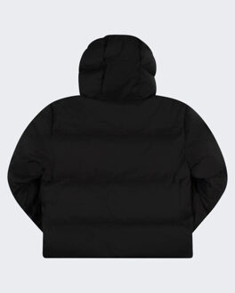 Heren hooded puffer jacket Zwart - M