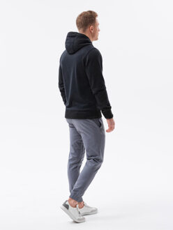 Heren hoodie - b979 - maat XXL Zwart