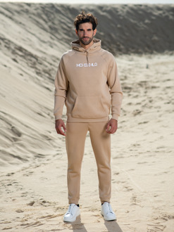 Heren Hoodie Beige