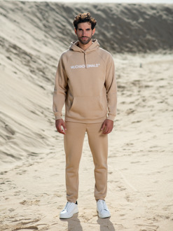 Heren Hoodie Beige