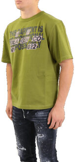 Heren hp promo only ss tee Groen