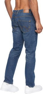 Heren Hydras Straight Leg Jeans (Tussentijdse wasbeurt) Middelblauw - 30N