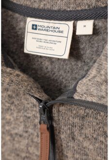 Heren Idris II Half Zip Fleece Top (Beige) - maat XS