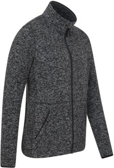Heren Idris III Full Zip Fleecejack (Zwart) - maat XL