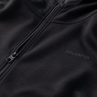 Heren igno full zip hoodie - maat S Zwart