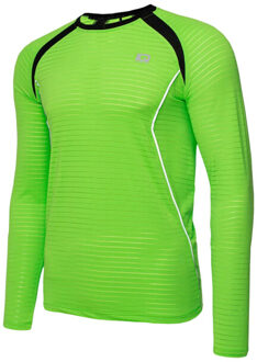 Heren imark hardloop t-shirt met lange mouwen - maat L Groen