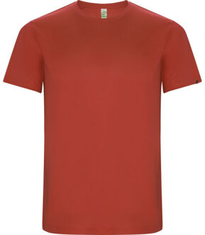 Heren imola sport t-shirt met korte mouwen Rood
