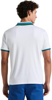 Heren Interlock Poloshirt (Wit)