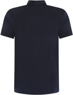 Heren interlock supima shirt Blauw - XL