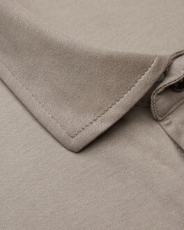 Heren interlock supima shirt l/s Grijs - XL