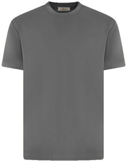 Heren interlock supima t-shirt Grijs - XXL