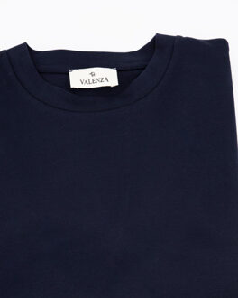 Heren interlock supima t-shirt - maat XL Blauw