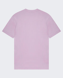 Heren interlock supima t-shirt paars - maat M Roze