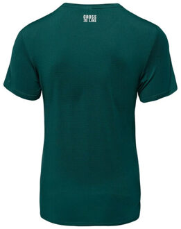 Heren iris t-shirt - maat S Blauw