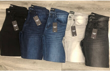 heren jeans donker lengte 32 - maat 32-32 Blauw
