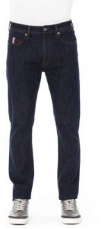 Heren Jeans Trendy Regular Fit Baldinini , Blue , Heren - W44,W40