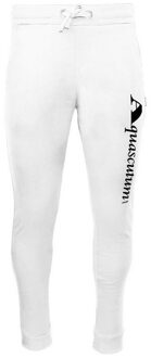 Heren Joggingbroek met logo (Wit) - maat