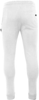 Heren Joggingbroek met logo (Wit) - XL