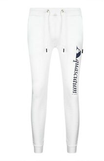 Heren Joggingbroek met logo (Wit)