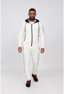Heren joggingpak - cosa e623-2 Wit - M