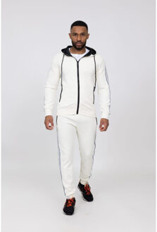 Heren joggingpak - cosa e623-2 Wit - S