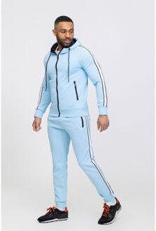Heren joggingpak sky bari zp651-3 milano Lichtblauw
