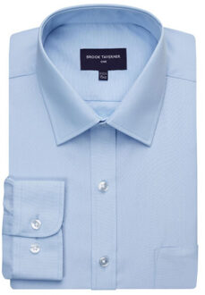 Heren juno shirt met lange mouwen Blauw - 43 (XL)