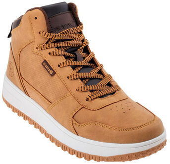 Heren karson mid cut wandelschoenen - maat 44,5 Bruin