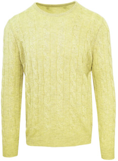 Heren Kasjmier Wol Trui Lange Mouwen Malo , Yellow , Heren - 2Xl,Xl,L,M,S,3Xl