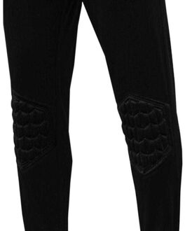 Heren keepersbroek met logo Zwart - S