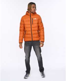 Heren Kings Will Dream Barcana Puffer Jacket in Oranje - maat L