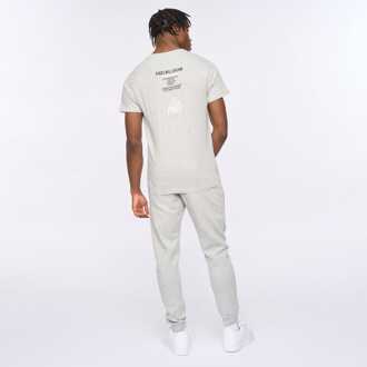 Heren Kings Will Dream Geëtiketteerde T-shirt in Grijs Marl - L