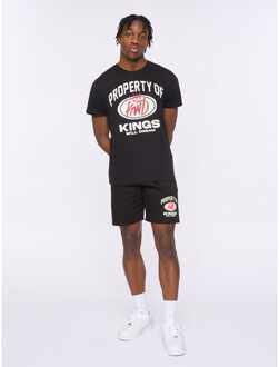 Heren Kings Will Dream Prop T-shirt in Zwart - maat