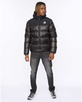 Heren Kings Will Dream Summs Puffer Jacket in Charcoal - maat XL Houtskool
