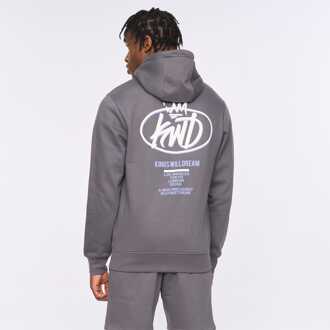 Heren Kings Will Dream Zeep Hoodie in Grijs - maat S
