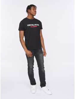 Heren Kings zullen dromen dollarbiljetten T-shirt in zwart - S
