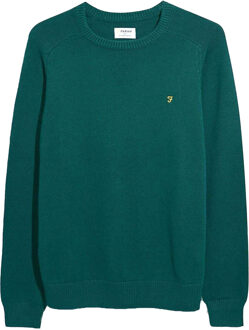 Heren Kingsbury Crew Hals Sweatshirt (Groen) - M