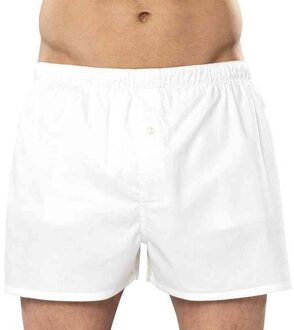 Heren Klassiek Elastiek Boksers / Onderkleding (Wit)